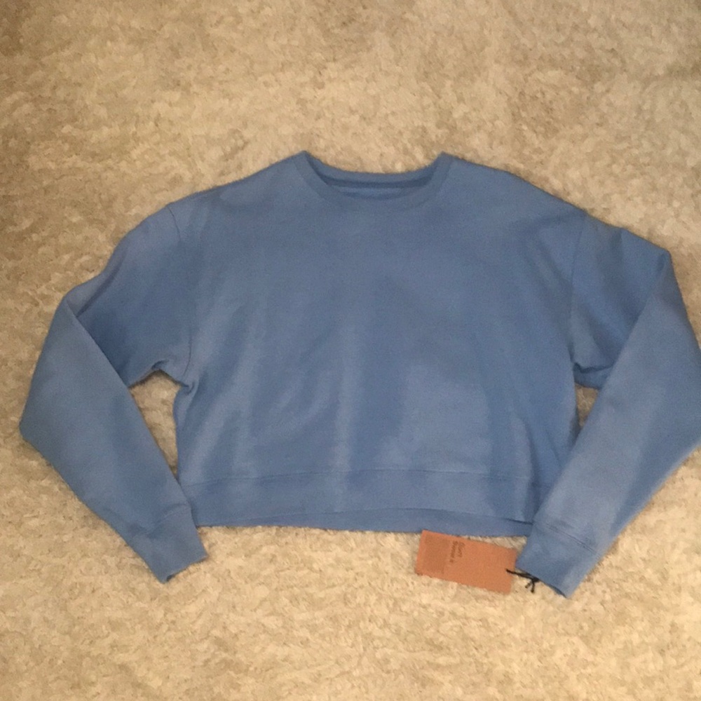 Girlfriend collective cropped sweatshirt